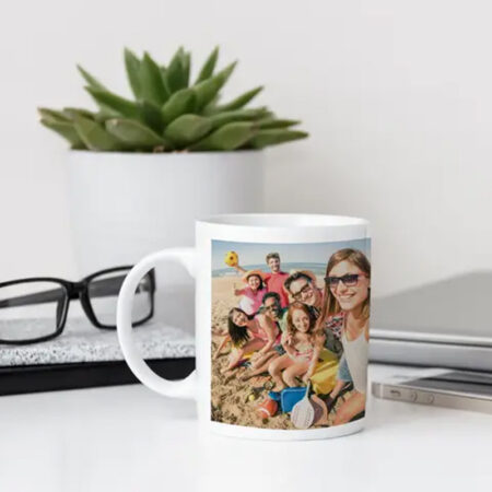 photo mug white