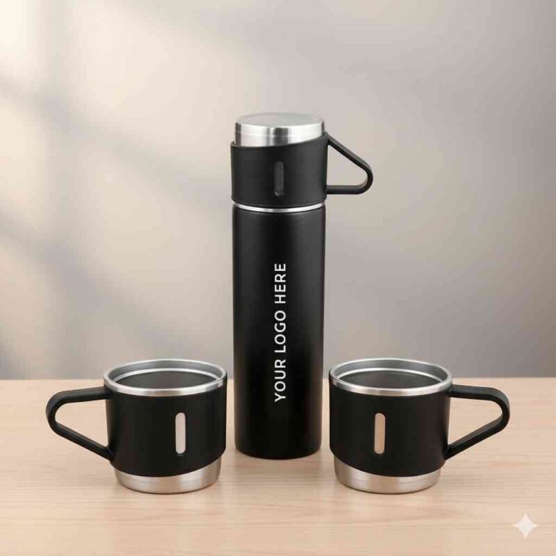 Water Bottle with two Cups
