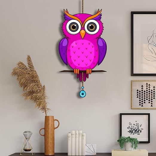 Wall Hanging Home Decore Owl Shape Design 10 - Decorative Craft for Home Decor Wall Hanging Home Decore Owl Shape Design 10 - Decorative Craft for Home Decor