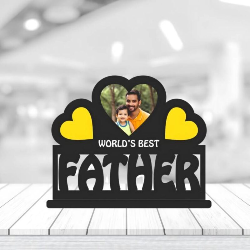Customized Wooden Father Special Table Top for Home Decor & Gift