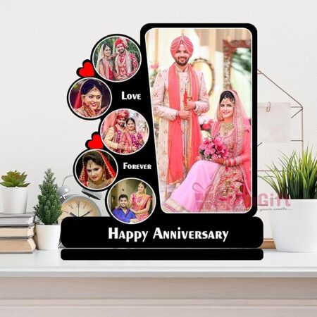 Happy Anniversary Collage Table Standy
