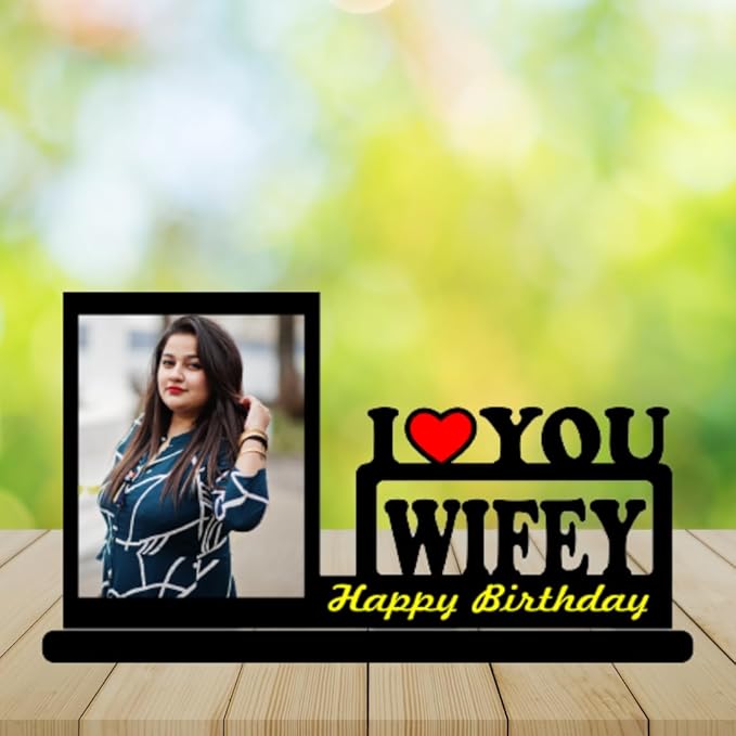 Happy Birthday Wifey Table Top Wooden Gift Happy Birthday Wifey Table Top Wooden Gift