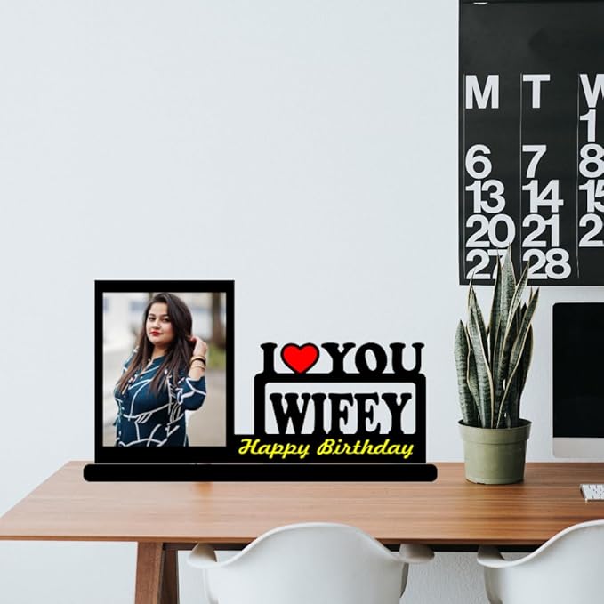 Premium Table Top Birthday Standy for Wife Premium Table Top Birthday Standy for Wife
