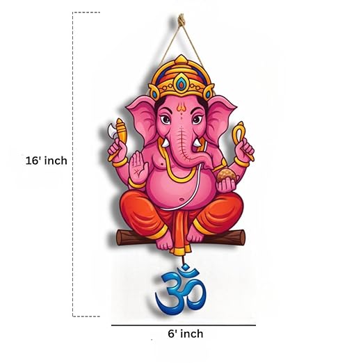 Ganesha Home Decor with OM Symbol - Design 3
