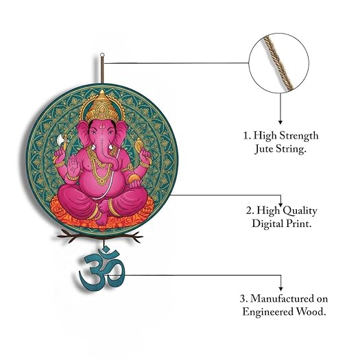 Wooden Ganeha Home Decore Item - Design 2 Wooden Ganeha Home Decore Item - Design 2
