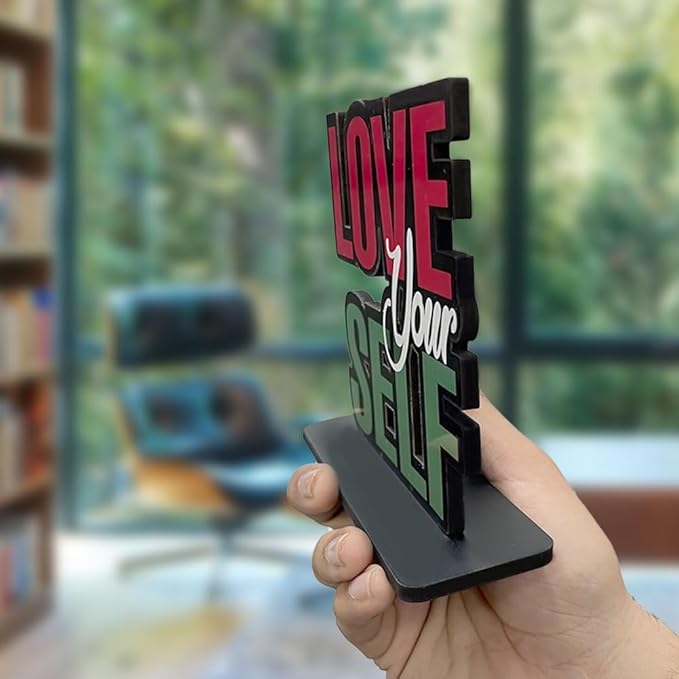 Love Your Self Wooden Motivational Product Love Your Self Wooden Motivational Product