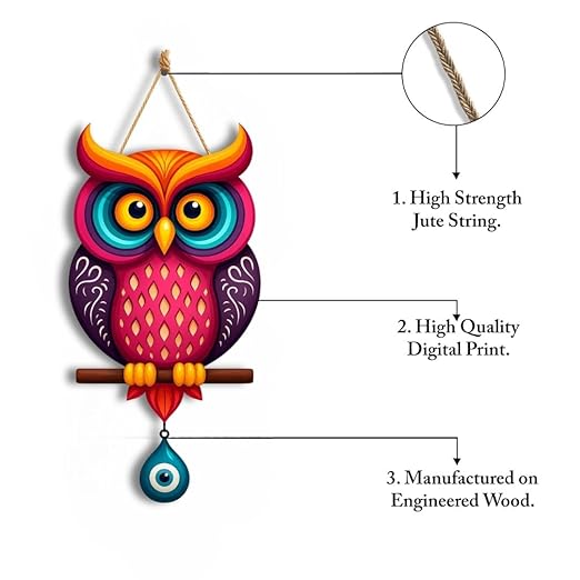 Wooden Home Decor ITem - Owl Design 1 Wooden Home Decor ITem - Owl Design 1