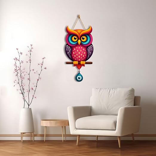 Evil Eye Protection Wall Art - Owl Design 1 Evil Eye Protection Wall Art - Owl Design 1