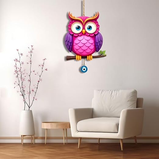 Wooden Wall Hanging Home Decor Item | Owl Design 06 Wooden Wall Hanging Home Decor Item | Owl Design 06