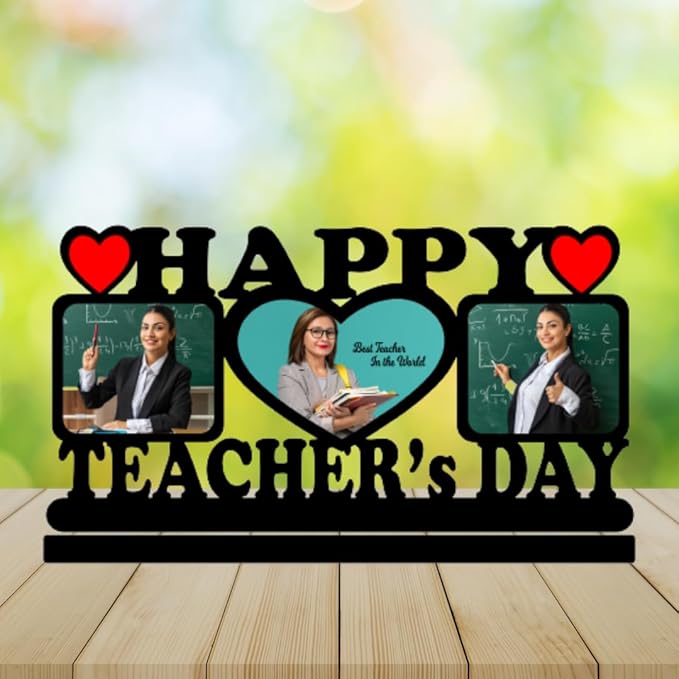 Happy Teachers Day Wooden Table Top Happy Teachers Day Wooden Table Top