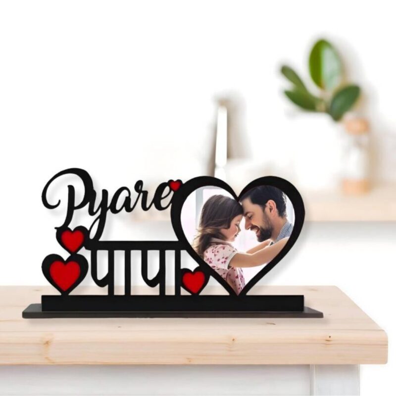 Pyare Papa Wooden Standy design2