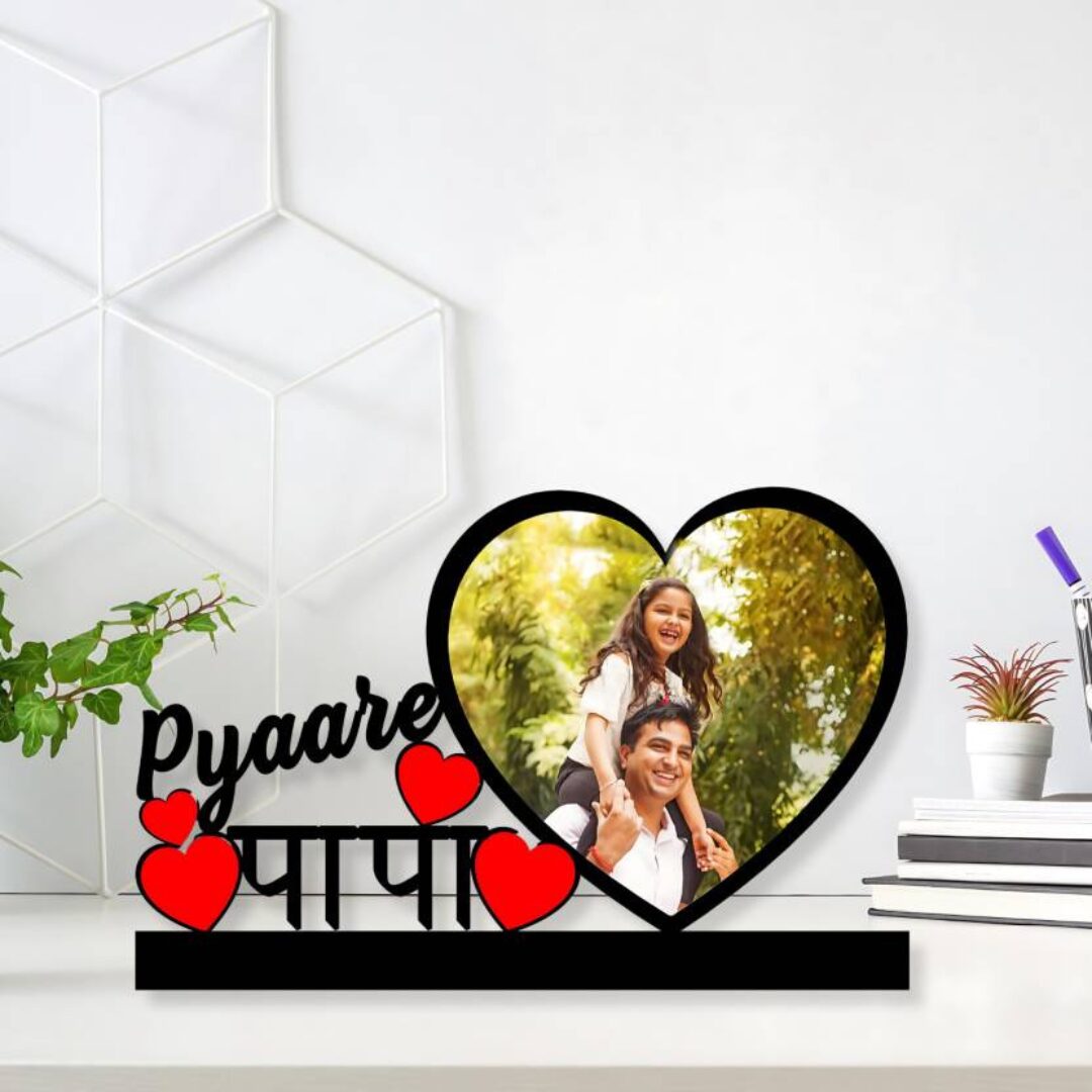 Premium Wooden Pyare Papa Design Table Top Premium Wooden Pyare Papa Design Table Top