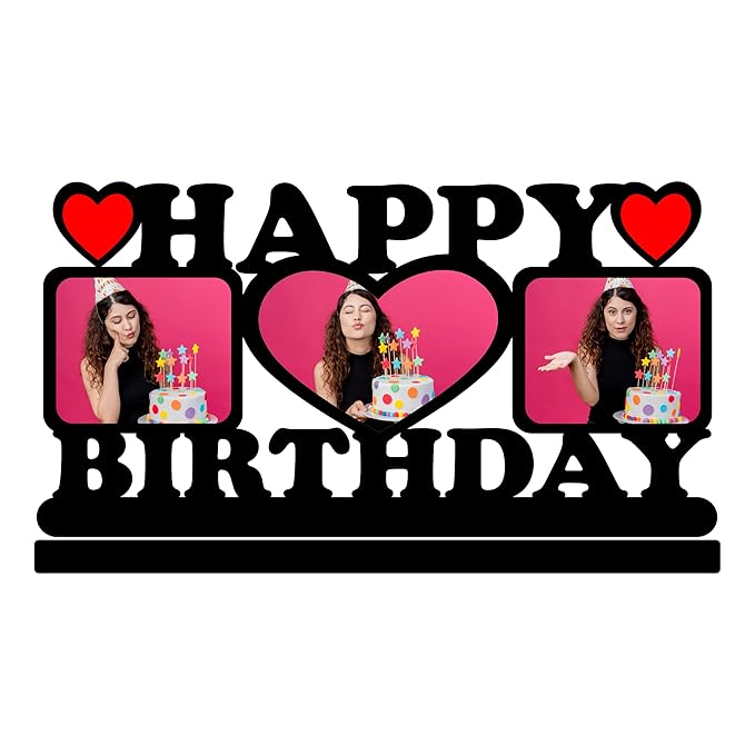 Specialized Wooden Happy Birthday Table top Specialized Wooden Happy Birthday Table top