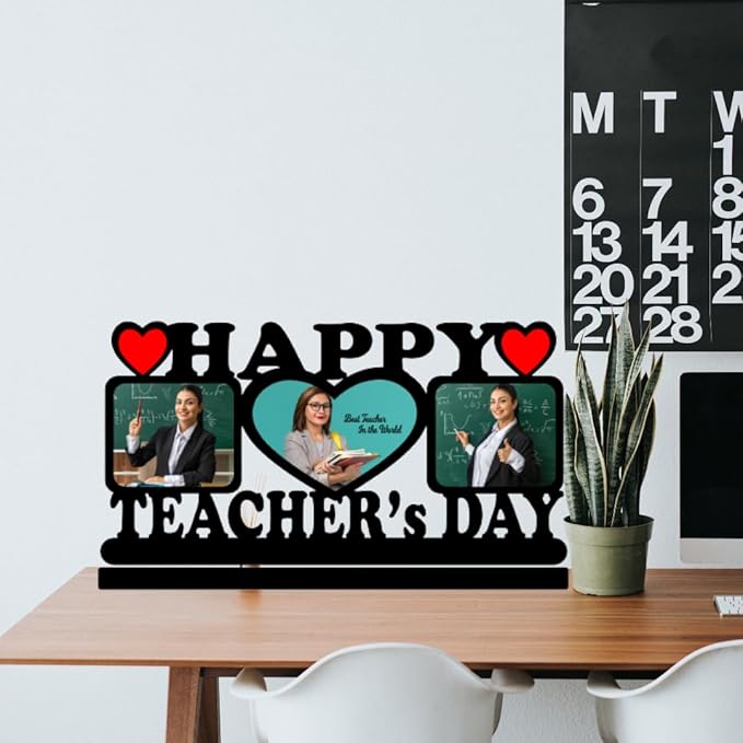 Wooden Happy Teachers Day Table Top Standy Wooden Happy Teachers Day Table Top Standy