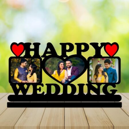 Happy Wedding Table Top Standy