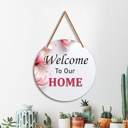 Welcome Home Hanging Decor Item - Design 2 Welcome Home Hanging Decor Item - Design 2