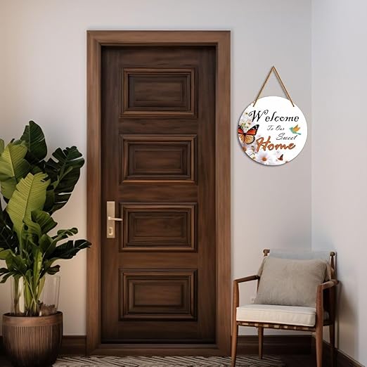 Wall hanging Welcome Home Wooden Item - Design 3 Wall hanging Welcome Home Wooden Item - Design 3