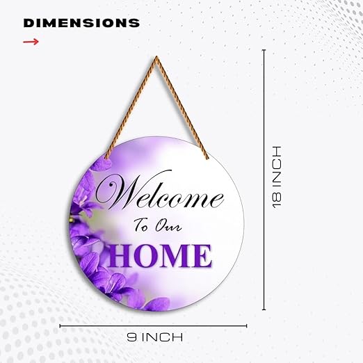 Wall Hanging Welcome Home Decorative Item - Design 4 Wall Hanging Welcome Home Decorative Item - Design 4