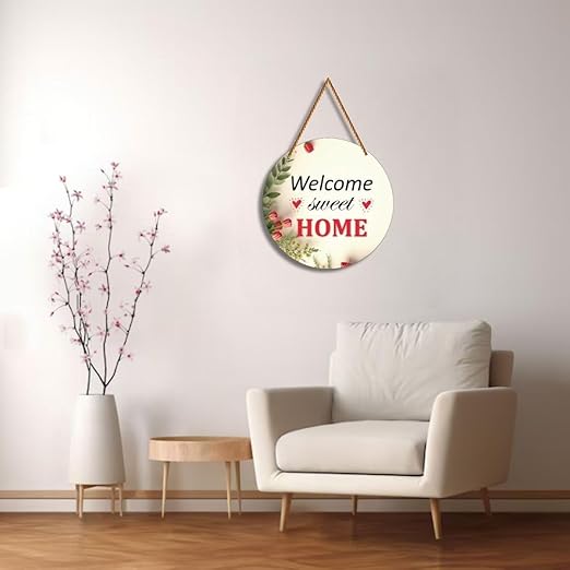 Home Decor Wall Hanging - Welcome Home Wooden Design 6